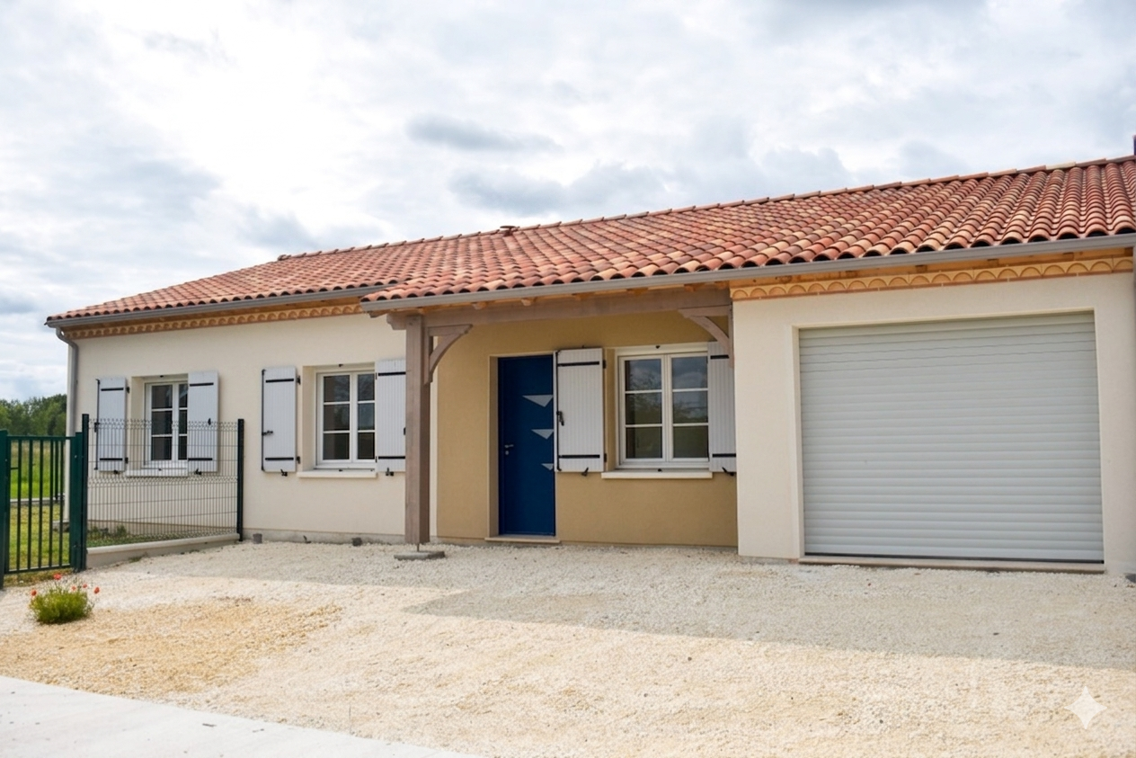 Accueil 1 Maison à vendre Les Artigues de Lussac 106m2
